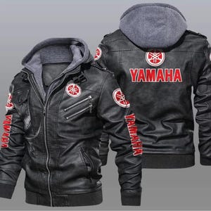 Yamaha Leather Jacket - Etsy