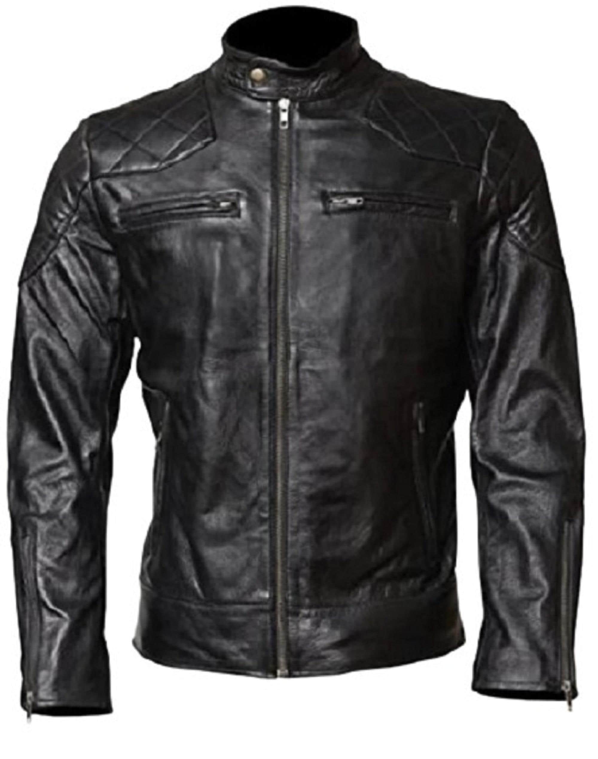 Real natural leather jackets men real leather jackets
