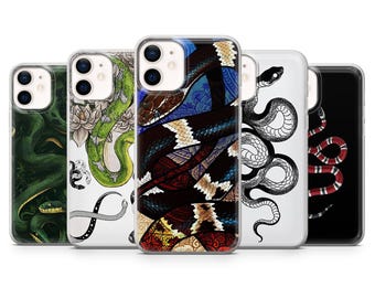 Snake Phone Case Snake Skin Reptile for iPhone 17Pro, 16, 15, 14, 13, 12, Samsung S25, S24, S23Fe, S22, A16, A26, A56, Pixel 10, 9Pro