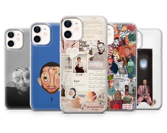 Mac Miller Phone Case Swimming Circles for iPhone 17Pro, 16, 15, 14, 13, 12, Samsung S25, S24, S23Fe, S22, A16, A26, A56, Pixel 10, 9Pro
