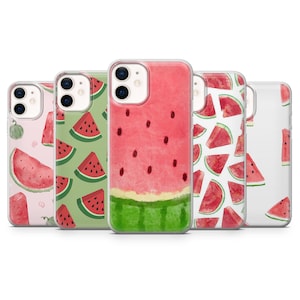Watermelon Phone Case Cute Watermelon Fruity für iPhone 16E, Pro, 15, 14, 13, 12, Samsung S25, S23FE, S24FE, A16, Pixel 9Pro, 8A