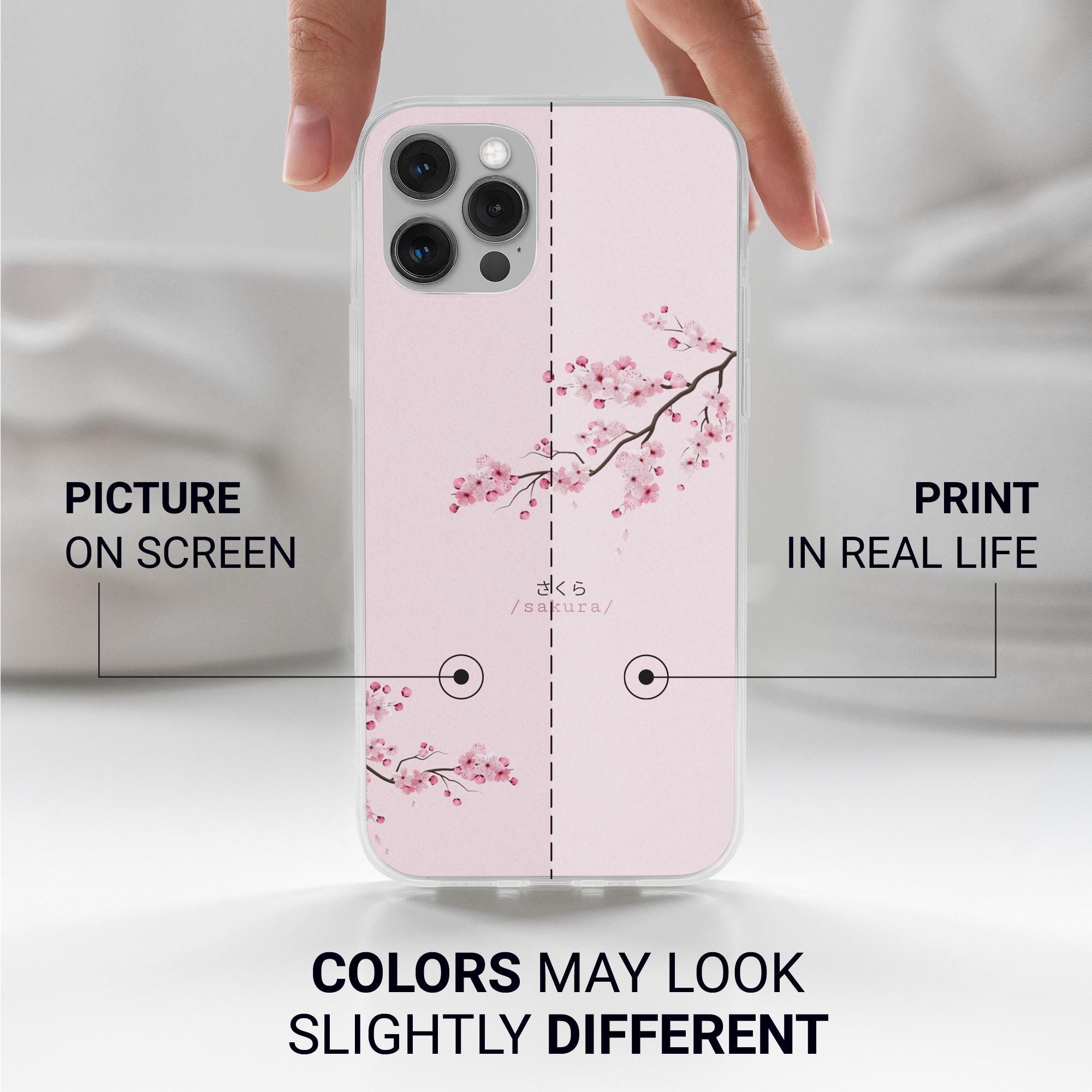 Sakura Phone Case Blossoming Japanese Cover for iPhone 18pro, 17