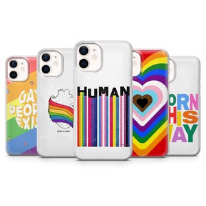 Funda para teléfono Pride LGBTQ+ Love para iPhone 17Pro, 16, 15, 14, 13, 12, Samsung S25, S24, S23Fe, S22, A16, A26, A56, Pixel 10, 9Pro