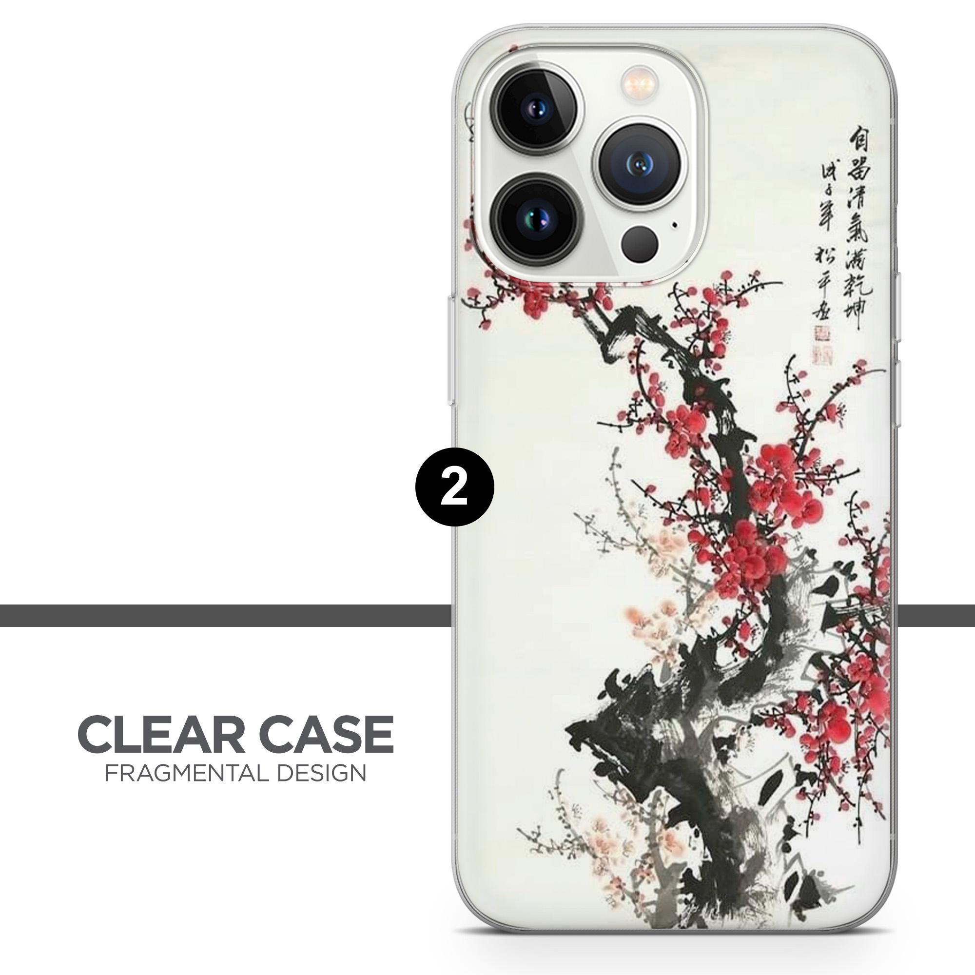 Sakura Phone Case Blossoming Japanese Cover for iPhone 18pro, 17