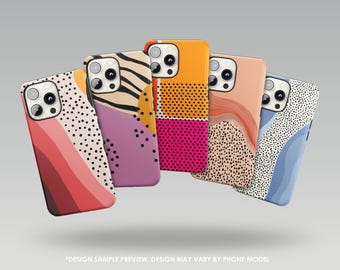 Polka Dot Tough Case Dotted Cover for iPhone 18Pro, 17, 16, 15, 14, 13, Samsung S26, S25, S24, S23Fe, A16, A56, Pixel 11, 10