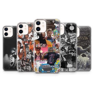 Juice WRLD Coque pour iPhone 16E, Pro, 15, 14, 13, 12, Samsung S25, S23FE, S24FE, A16, Pixel 9Pro, 8A