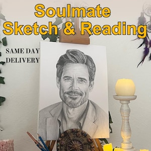 Future Partner Drawing + Tarot Reading, Your Future Husband/Wife, Soulmate Sketch, Soulmate Reading, Draw Soulmate, Fast Delivery