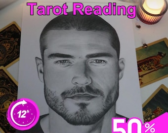 Soulmate Drawing + Tarot Reading, Your Future Husband/Wife, Soulmate Sketch, Soulmate Reading, Draw My Soulmate, Fast Delivery