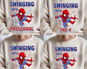Swinging Into Preschool Bundle Png, Pre-K School Png, Back To School Png, School Png, First Day Of School Png, Instant Download