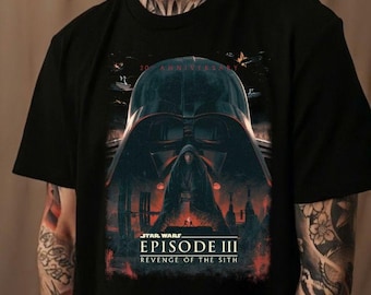 Starwars 20th Anniversary Episode III Revenge Of The Sith PNG, Retro Anakin Skywalker PNG, Starwars Revenge Of The Sith Art