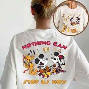 Nothing Can Stop Us Now Mickey Minnie PNG, Retro Mouse And Friends png, Couple Runaway Png, Family Vacation, Minnie&#39;s Runaway Railway Png