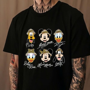 Animal Kingdom Signatures PNG, Safari Vacation Shirt Design, Leopard Mouse And Friends Clipart, Let's Get Wild PNG Sublimation