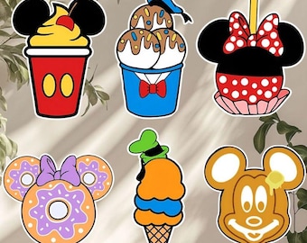 Mouse Ice Cream Bundle PNG, Ice Cream Art, Summer Snack Png, Mouse Snack Digital File, Mouse Ice Cream, Mouse And Friends Ice Cream Png
