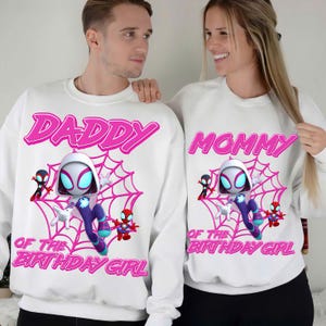 Archivo digital de la familia de Spidey Birthday Girl, Ghost Spider Gwen PNG, Spidey y sus increíbles amigos PNG, archivo PNG con tema de fiesta de superhéroes