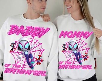 Fichier numérique Spidey Birthday Girl famille, Ghost Spider Gwen PNG, Spidey et Amazing Friends PNG, fichier PNG de thème fête super héros