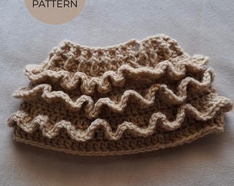 Haakpatroon voor een babyrokje | Eenvoudig rokje met ruches | Haakpatroon voor beginners | Rokje voor babymeisjes | 0-24 maanden | PDF
