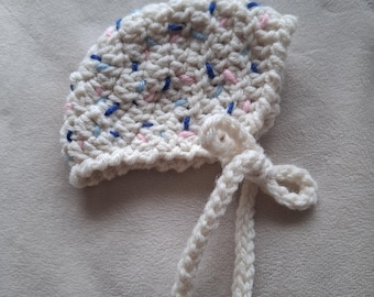 Haakpatroon voor een donutmutsje | Babymutsje met donutmotief (PDF) | Haakpatroon met voedselthema | Voor pasgeborenen tot kinderen | Haakpatroon geschikt voor beginners
