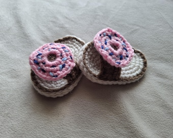 Haakpatroon voor donut babysandalen | Pasgeboren tot peuter | Kraamcadeau | Fotorekwisiet voor de eerste verjaardag | Direct te downloaden