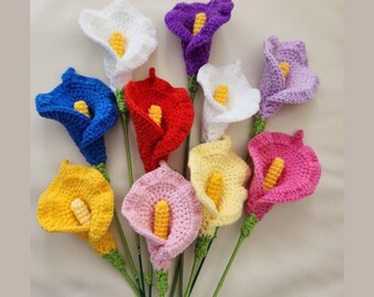 Cara Lily Crochet Pattern, Crochet Flower pattern, Wedding flower ,flower crochet PDF pattern.