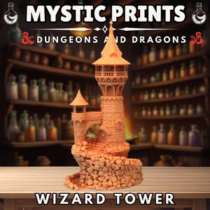 Wizard Tower  - 3D Printed Terrain - Dungeons And Dragons