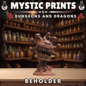 Beholder - 3D Printed Resin Mini - Dungeons And Dragons