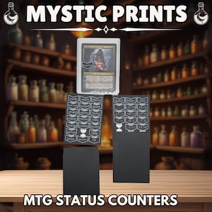 MTG Status Counters - 3D Printed Model - Magic The Gathering Accessory