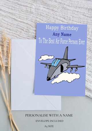 Biglietto D'Auguri Con Foto Elicottero Chinook RAF – 15x10 Cm, Per Compleanno Bambini, Ragazzi