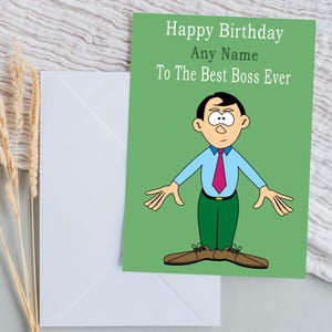 Boss Birthday Card