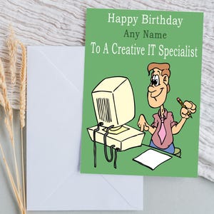 IT Specialist Birthday Card