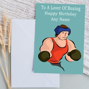 Boxing Birthday Card