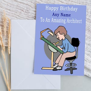 Architect Birthday Card