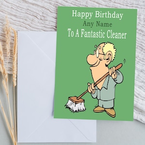 Cleaner Birthday Card