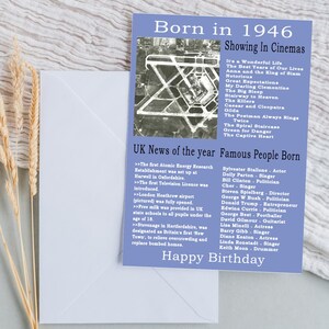 1946年誕生日カード
