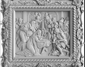 Archivos PNG y SVG navideños listos para láser para diseño digital con corte de grabador Glowforge