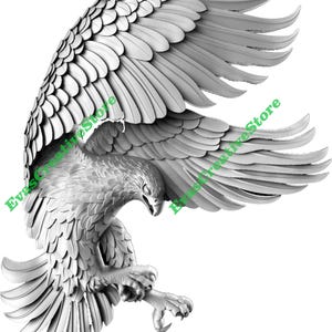 Eagle PNG | Patriotic Laser Engraving File | Fire Eagle Head Design | Glowforge xTool Ready | CNC and Laser Ready | Instant Download Product