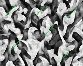 Arte mural abstracto con textura de patrón contemporáneo PNG JPEG para Glowforge, Cricut / Archivo de corte láser / Descarga digital / Grabado en madera y acrílico