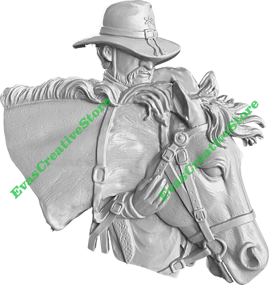 Cowboy and Horse PNG, BMP, Jpg | Nouveau Laser Engraving Files ...