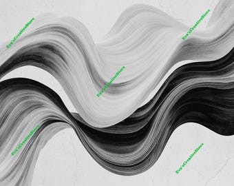 Arte mural abstracto con textura de patrón contemporáneo PNG JPEG para Glowforge, Cricut / Archivo de corte láser / Descarga digital / Grabado en madera y acrílico