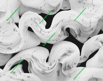 Arte mural abstracto con textura de patrón contemporáneo PNG JPEG para Glowforge, Cricut / Archivo de corte láser / Descarga digital / Grabado en madera y acrílico