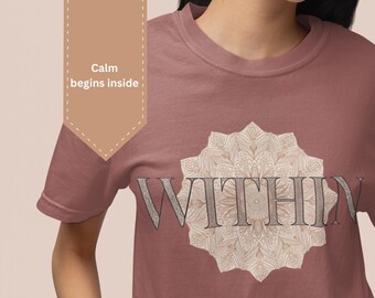 Camiseta Mandala Comfort Colors, camiseta sentimental