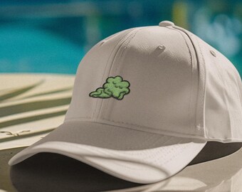 Classico berretto da papà, cappello con quadrifoglio ricamato, stile logo minimale