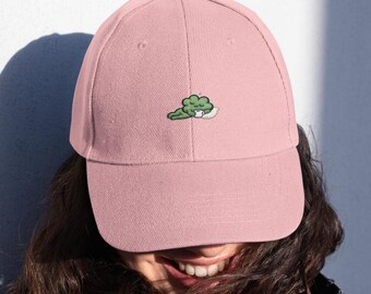 Cappellino da mamma, cappello con trifoglio ricamato, logo fortunato minimale