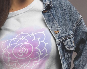 Crown Chakra T Shirt, Sacred Geometry Mandala Shirt, Unisex Spiritual Tee