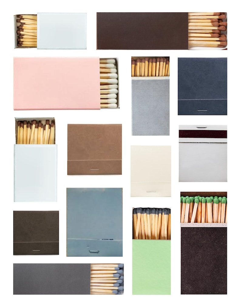 Blank Matchbook Template | Create Your Own | Personalized Matches ...