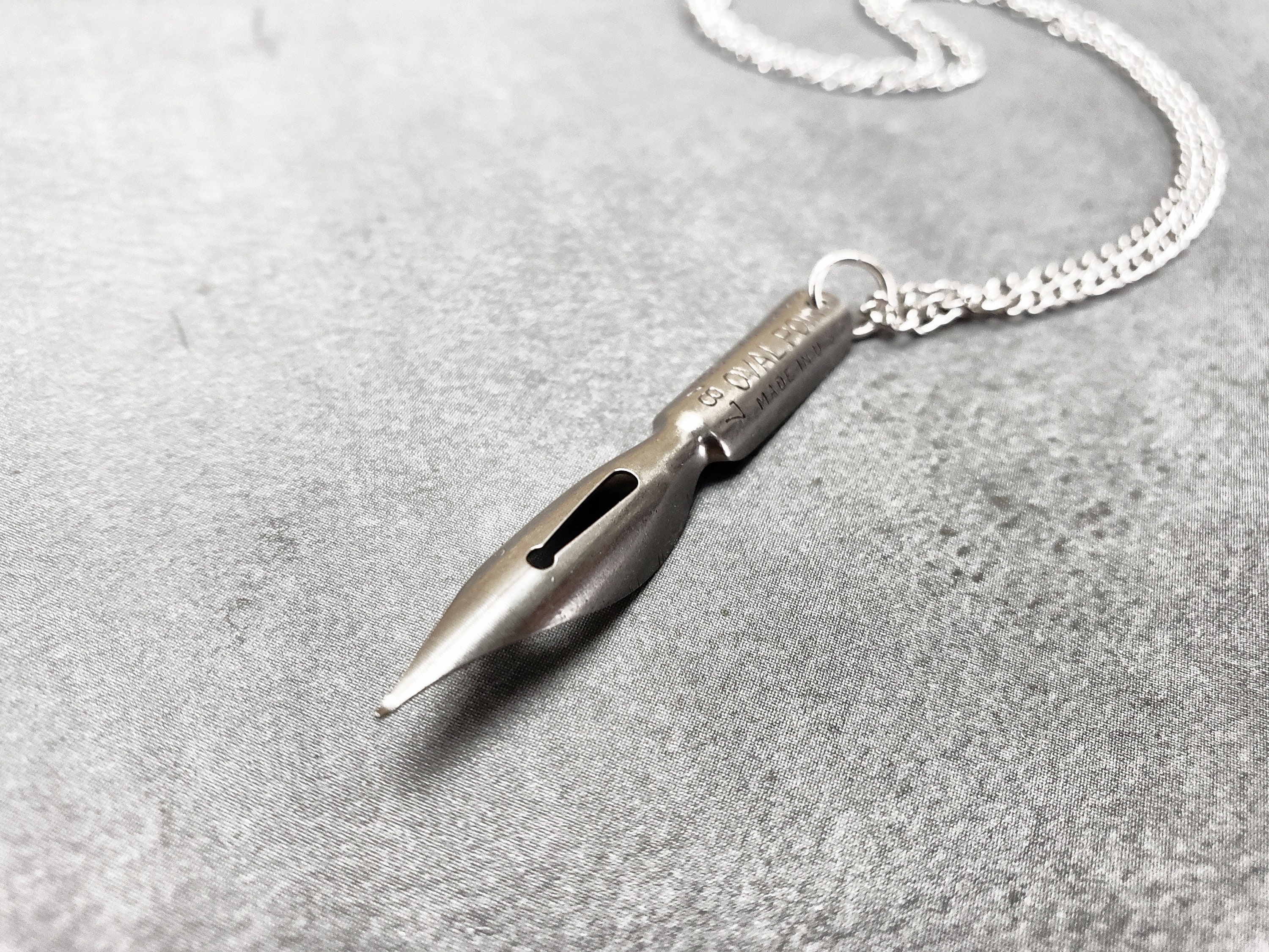 Antique Fountain Pen Nib Necklace Gifts for Writers and Etsy