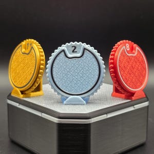 MTG Spin Counter Dial • Blank • Spring Loaded • Counts 1-20 • Token Tracker for Tabletop Games