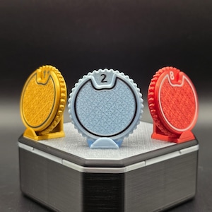 MTG Spin Counter Dial 1–20 Blank Spring Loaded • Custom Tracker for Life/Health, Tokens, Mana, Resources • TCG and Tabletop Gaming Accessory