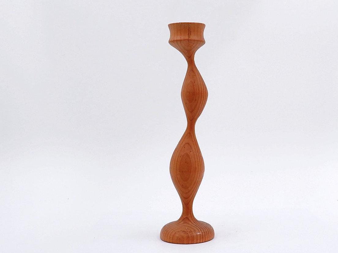 Wood Candle Holder