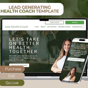 Health Coach Template for WIX Studio