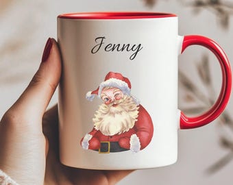 Personalized Christmas mug, name mug, Santa Claus mug, Christmas gift mug, Christmas gifts, Advent gifts (135
